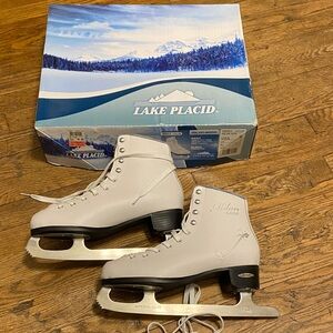 Lake Placid White Ice Skates Milan 6000 Size 9